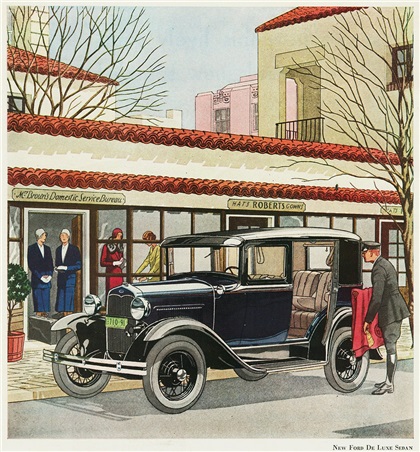 Ford Model A De Luxe Sedan, 1931