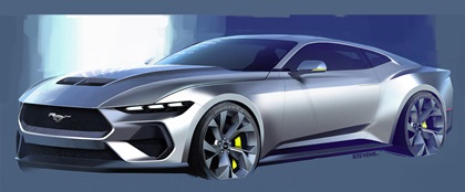 Ford Mustang, 2024 – Design Sketch