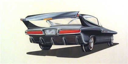 Chrysler TurboFlite, 1961 - 'X101 Turbo' Styling proposal by 	Michael Cody