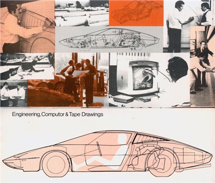 Chevrolet AeroVette, 1976 - Engineering, Computor & Tape Drawings