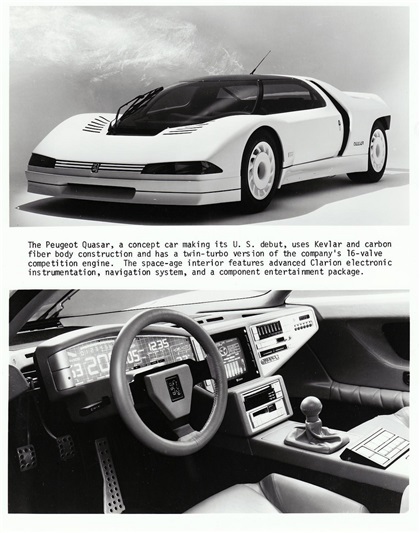 Peugeot Quasar, 1984