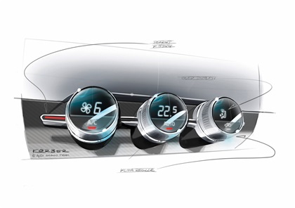 Audi Crosslane Coupe, 2012 - AC Controls Design Sketch