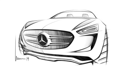 Mercedes-Benz G-Code Concept, 2014 - Design Sketch