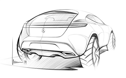 Mercedes-Benz G-Code Concept, 2014 - Design Sketch