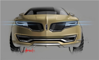 Lincoln MKX, 2014 - Design Sketch