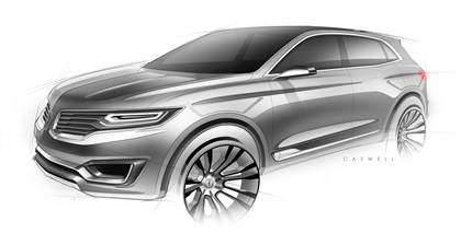 Lincoln MKX, 2014 - Design Sketch