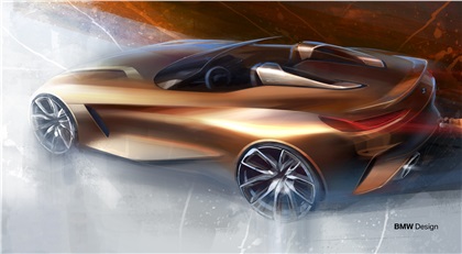 BMW Z4 Concept, 2017 - Design Sketch