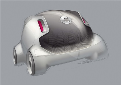 Smart Vision EQ Fortwo Concept, 2017 - Design Sketch