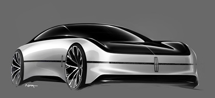 Lincoln Model L100 Concept, 2022 – Design Sketch