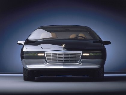 The grille of the 1988 Cadillac Voyage concept car brought back memories of Caddys past, and previewed the marque's early 21st-century look.