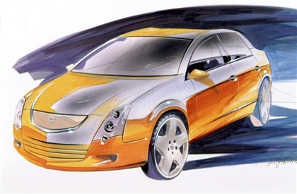 Mazda MS-X, 1997 - Design Sketch