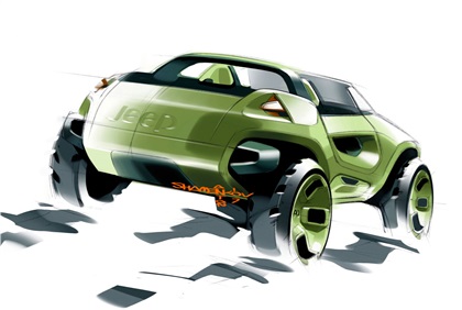 Jeep Renegade, 2008 - Design Sketch