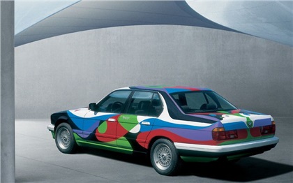 BMW 730i Art Car # 10 (1990): Cesar Manrique