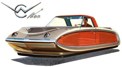 Curtiss-Wright Bee, Two Passenger Air-Car (1959) - Design Proposal