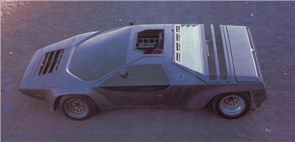 Vector W2 Twin Turbo, 1980 - Серый, без антикрыла сзади