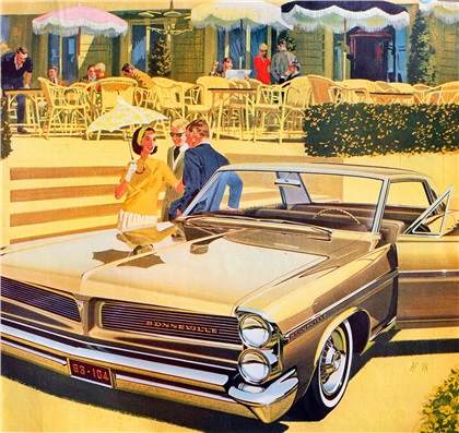 1963 Pontiac Bonneville Sports Coupe: Art Fitzpatrick and Van Kaufman