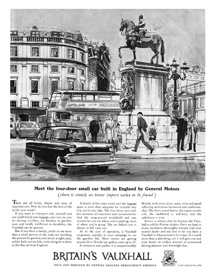 Britain's Vauxhall Ad (October, 1959): Illustrated by Allan Kass