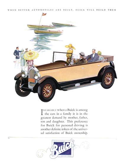 1927 Buick Touring-Car Ad (July, 1927)