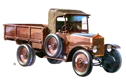 АМО-Ф-15 первой промышленной серии (1925-1927 гг.): Рисунок Эдуарда Молчанова