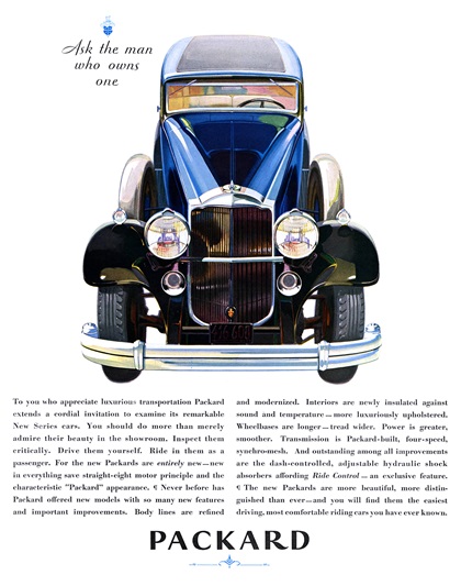 Packard Advertising Art (1931)