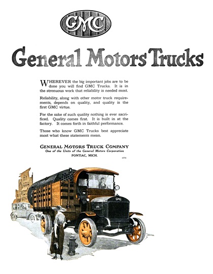General Motors Trucks Advertising Campaign (1920)
