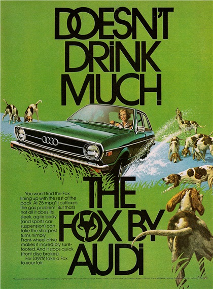 Audi Fox Advertising Campaign (1973–1975)