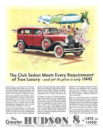Hudson-Essex Advertising Campaign (1931)