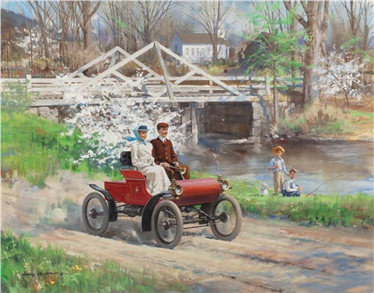 Great Moments in Early American Motoring: Illustrations by Harry Anderson