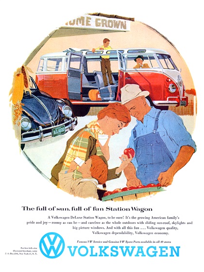 Volkswagen Advertising Art (1958)
