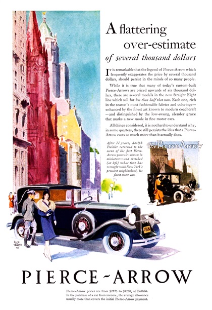 Pierce-Arrow Advertising Campaign (1929)