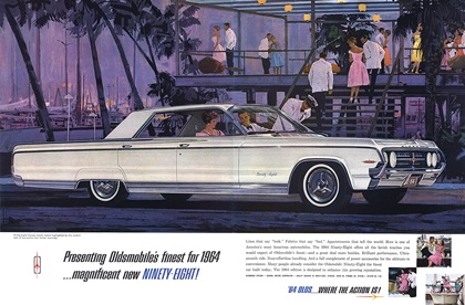 Oldsmobile Ninety-Eight Ad (October, 1963)