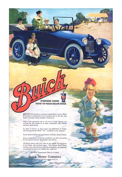 Buick Advertising Art (1917–1918)