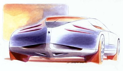 Citroen Osee (Pininfarina), 2001 - Design Sketch