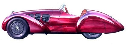 Alfa Romeo 8C 2900 B (Zagato), 1937