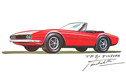 Triumph TR5 Ginevra - Design Sketch by Giovanni Michelotti