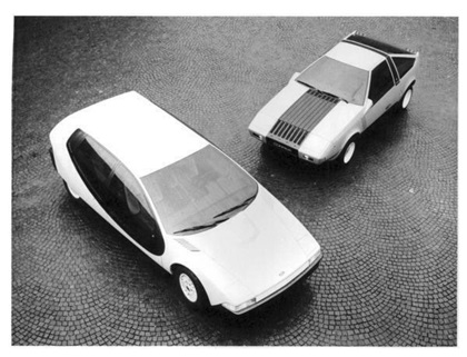 Ghia Ford Megastar, 1977 and Ghia Ford Corrida, 1976