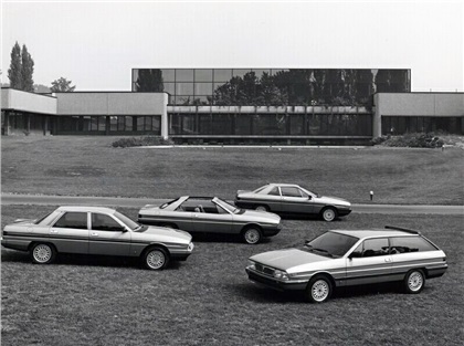Pininfarina Lancia Gamma Olgiata (1982), Scala (1980), Spider (1978), Coupe (1976)