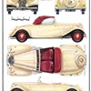 Citroen Traction Avant 11CV Roadster, 1939 - Illustration: Gordon Davies