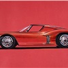1963 Ford Mustang mid-engine Concept - Design Sketch - Формы кузова этого автомобиля послужили вдохновением для создания легендарного GT40 Mk1, который уже в 1964 году дебютировал в Ле Мане.