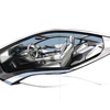 BMW i8 Concept, 2011 - Interior Design Sketch