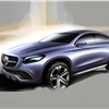 Mercedes-Benz Concept Coupe SUV, 2014 - Design Sketch