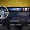 Mercedes-Benz Concept CLA Class, 2023 –The new Mercedes-Benz Operating System (MB.OS) uses supercomputing and artificial intelligence to facilitate new level of personalisation, safety, convenience and automated driving 