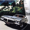 1971 Pontiac GTO Hardtop Coupe - 'Road to Eze II': Art Fitzpatrick and Van Kaufman - Back on the Haute Corniche. We painted three versions; one jumps the magazine gutter to become a black-and-white page.