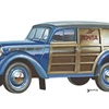 Москвич–401-422 Фургон, 1954–1956 – Рисунок А. Захарова / Из коллекции «За рулём» 1980-4