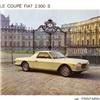 Vintage advertisement for the first Pininfarina Fiat 2300 Coupé Speciale 2 Posti Prototype