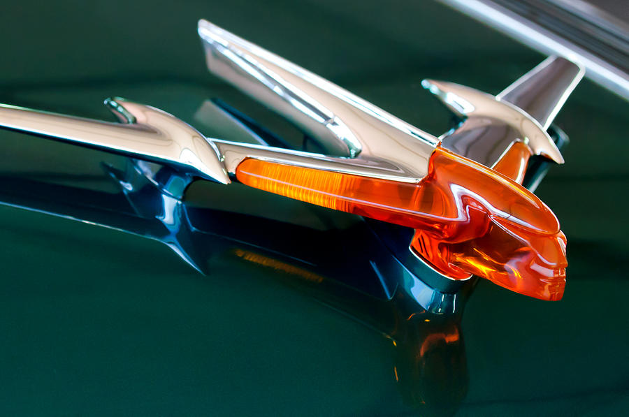 Chief Hood Ornament – Pontiac Safari (1955) – Photo: Jill Reger