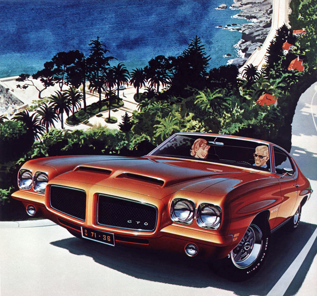 1971 Pontiac GTO Hardtop Coupe - 'Road to Eze': Art Fitzpatrick and Van Kaufman