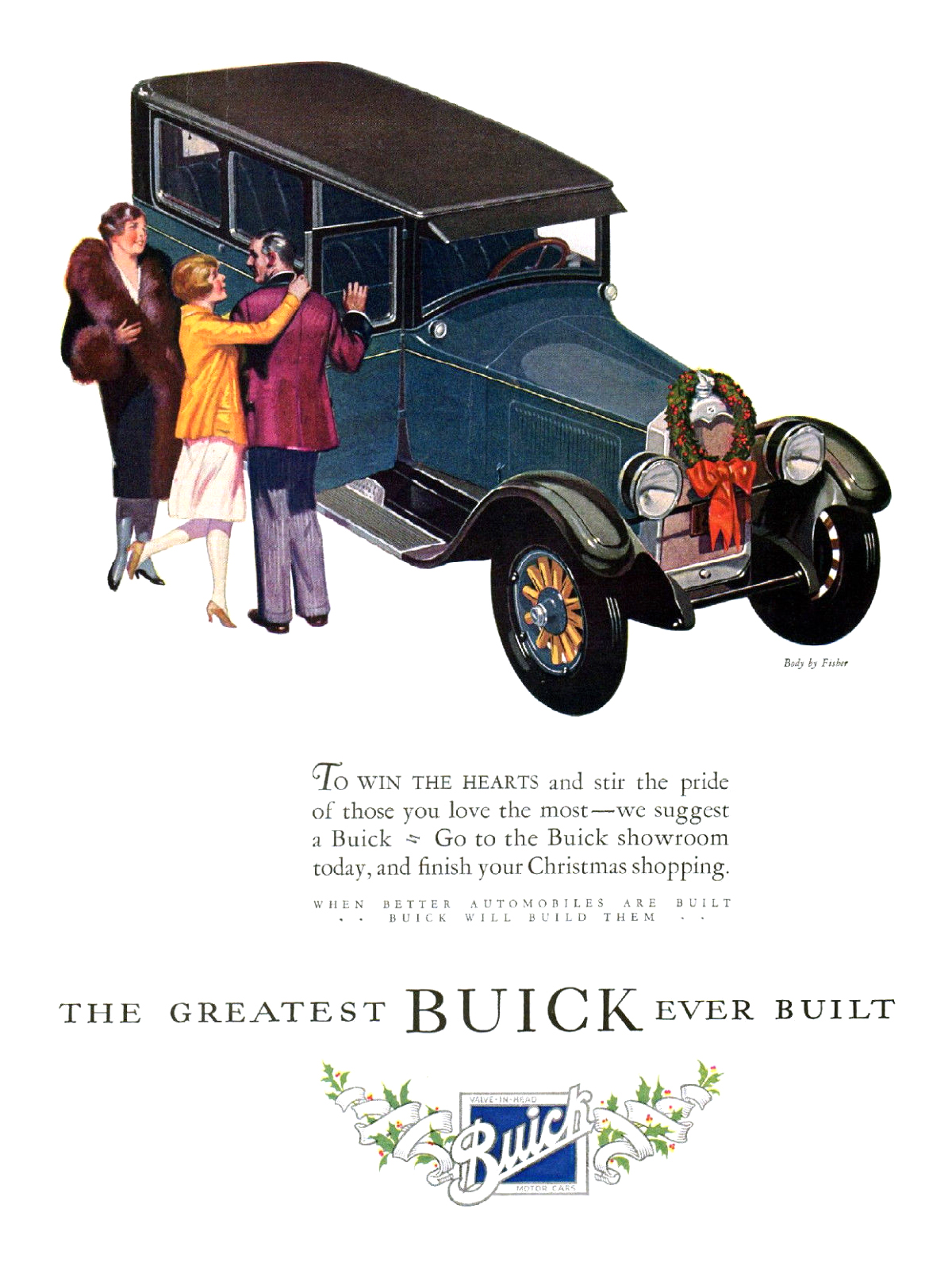 1927 Buick 4-Door Sedan Ad (December, 1926)