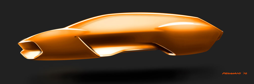 ItalDesign GTZero Concept, 2016 - Design Sketch