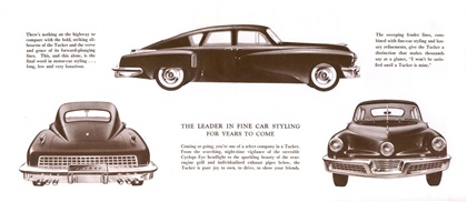 1948 Tucker Torpedo - Sales Brochure 